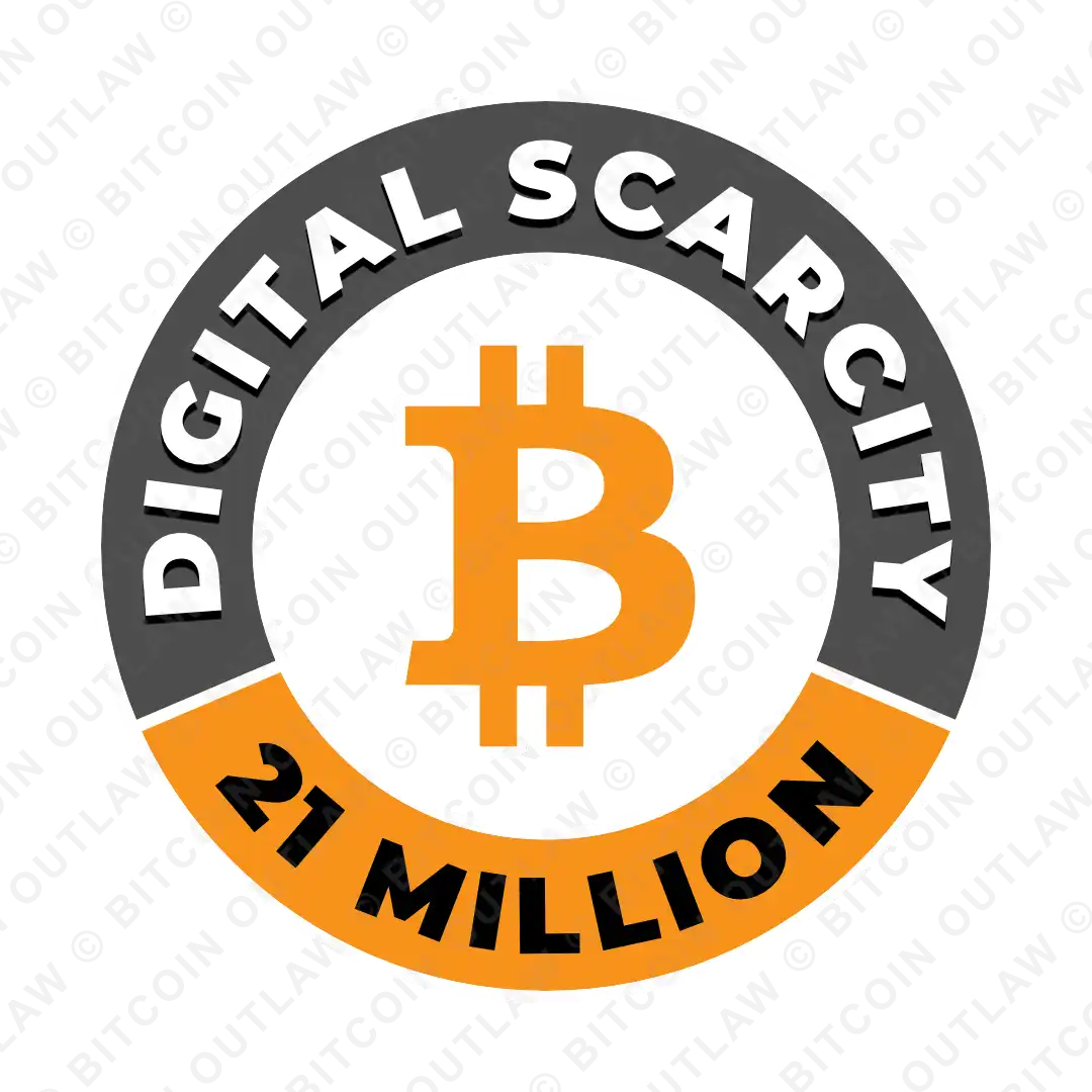 Image Gallery Digital Scarcity 21 Million - Bitcoin Outlaw