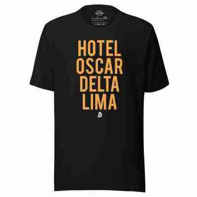 HODL Military Alphabet Bitcoin T-shirt – 100% Cotton