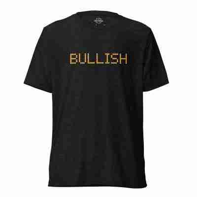 Bullish Dot Matrix Bitcoin T-shirt