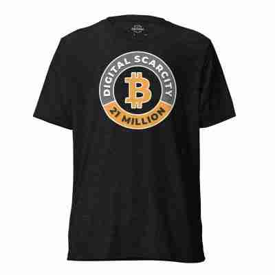 Digital Scarcity 21 Million Bitcoin T-shirt